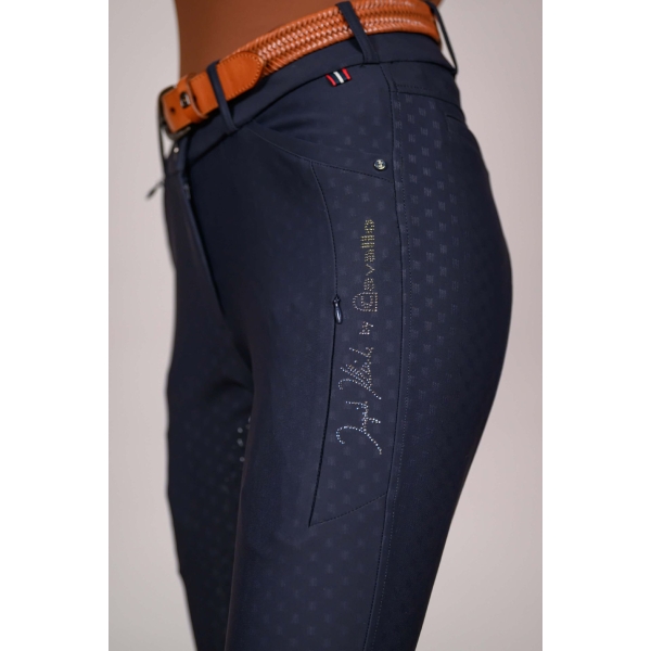 Bryczesy damskie CAVALKARA GRIP MOBILE navy CAVALLO